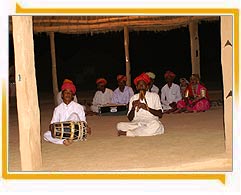 Musicians at Royal Desert - Jaisalmer