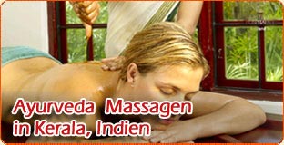 Ayurveda  Massagen in Kerala, Indien