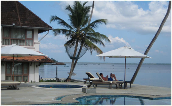 Die besten Hotels  am Backwaters Kerala, Indien