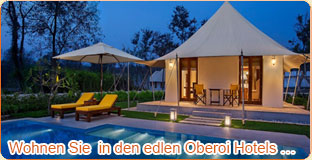 Wohnen Sie  in den edlen Oberoi Hotels 