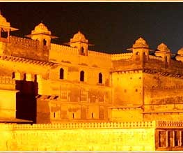 Orchha Tempel Reisen Indien