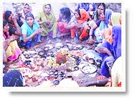 Pilgrims at Maheshwar