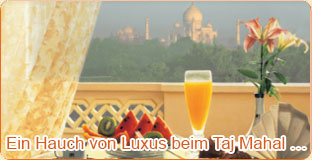 Die besten Hotels  beim  Taj Mahal in Agra , Indien