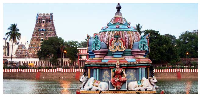 Der Kapeeleshwarar Tempel, Chennai (Madras)