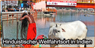 Hinduistischer Wallfahrtsort in Indien