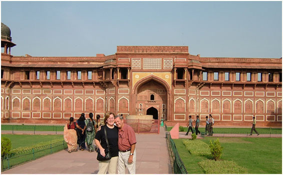 Rotes Fort Reise Agra Indien Reisen