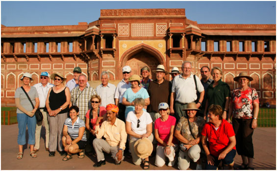 Rotes Fort Reise Agra Indien Reisen