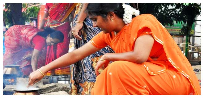 Religiöse Feste und Bräuche in Tamil Nadu, Indien Süden
