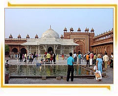 Die Freitagsmoschee in Fatehpur Sikri