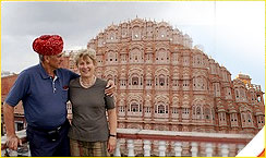 Tourist at Hawa Mahal