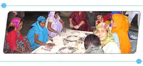 Women Making Chapattis