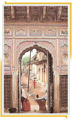 Shekawati Region, Nawalgarh, Rajasthan, Indien