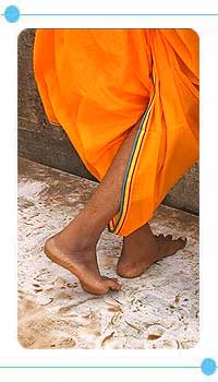 PIlgrim at Sravanabelagola